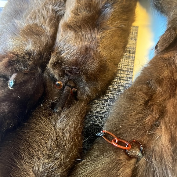 5 pelt mink stole authentic real excellent condition - Picture 4 of 5